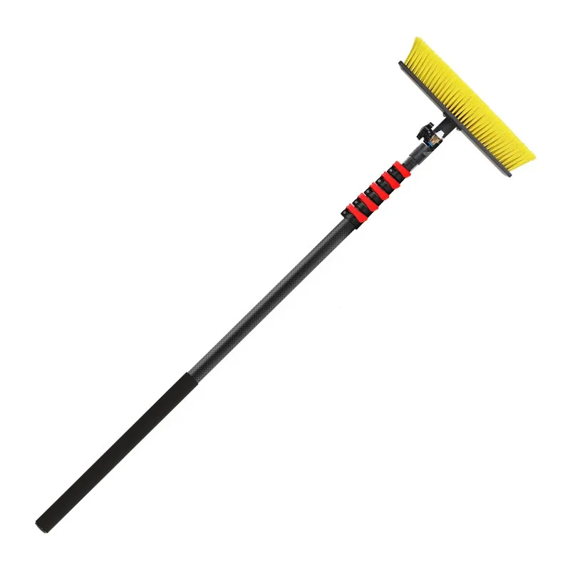 Cleaning Equipment Long Telescopic Rod Manual Solar Cleaning Brushes