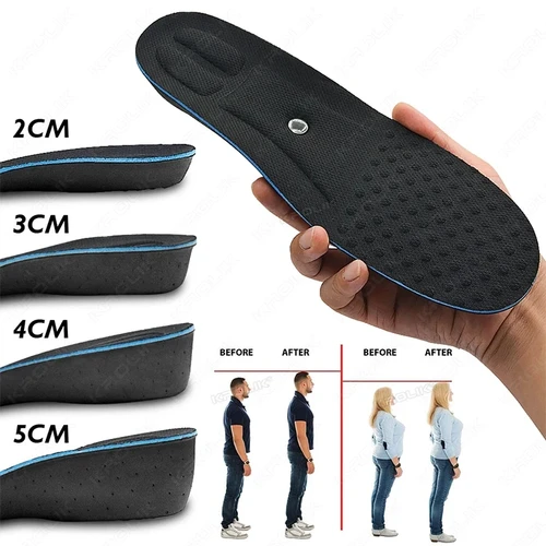 남녀공용 보이지 않는 높이 증가 깔창, 하프 힐 신발 깔창, 통기성 초경량 높이 스포츠 신발 패드 쿠션, 2-5cm Best5 남녀공용 보이지 않는 높이 증가 깔창, 하프 힐 신발 깔창, 통기성 초경량 높이 스포츠 신발 패드 쿠션, 2-5cm Best5
