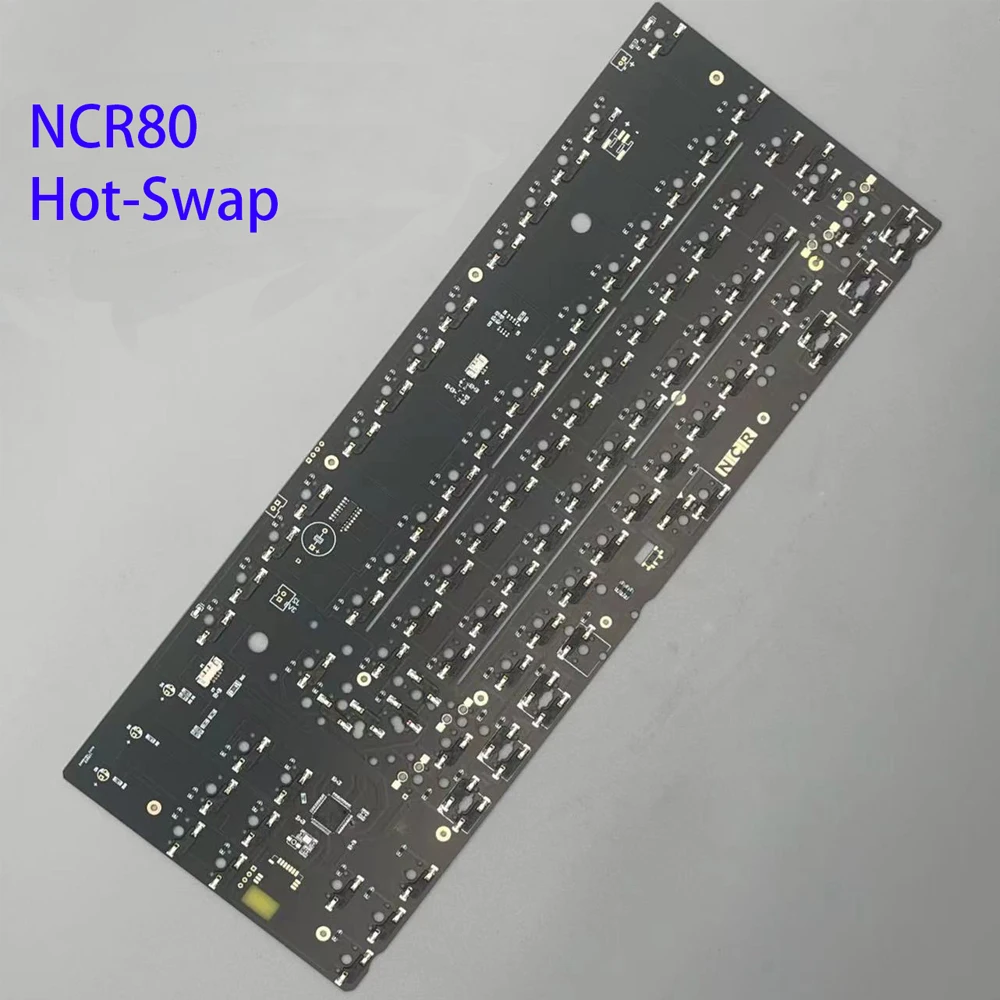 MX Hot-swappable NCR80 Mechanical Keyboard PCB Typ-c Wired QMK/Vial ANSI/ISO optional