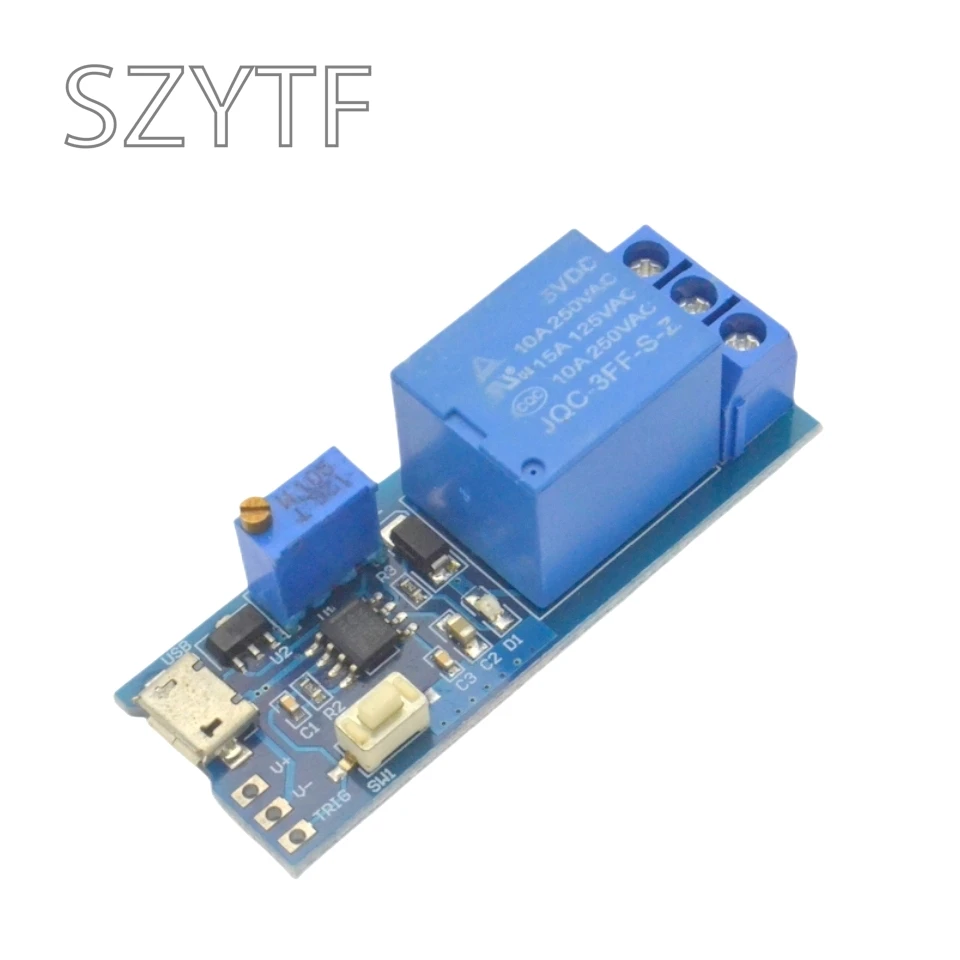 5V-30V 1 Channel Relay Module Trigger Delay Relay Module Timer Module Delay On Delay Switch For Arduino