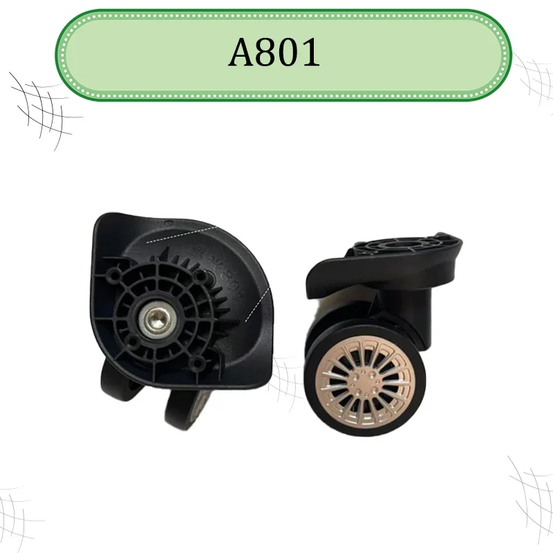 For ZHONG TAI A801 Luggage Wheel Repair Kit - 5.5cm Silent Replacement Wheels Heavy Duty 360° Spinning Suitcase