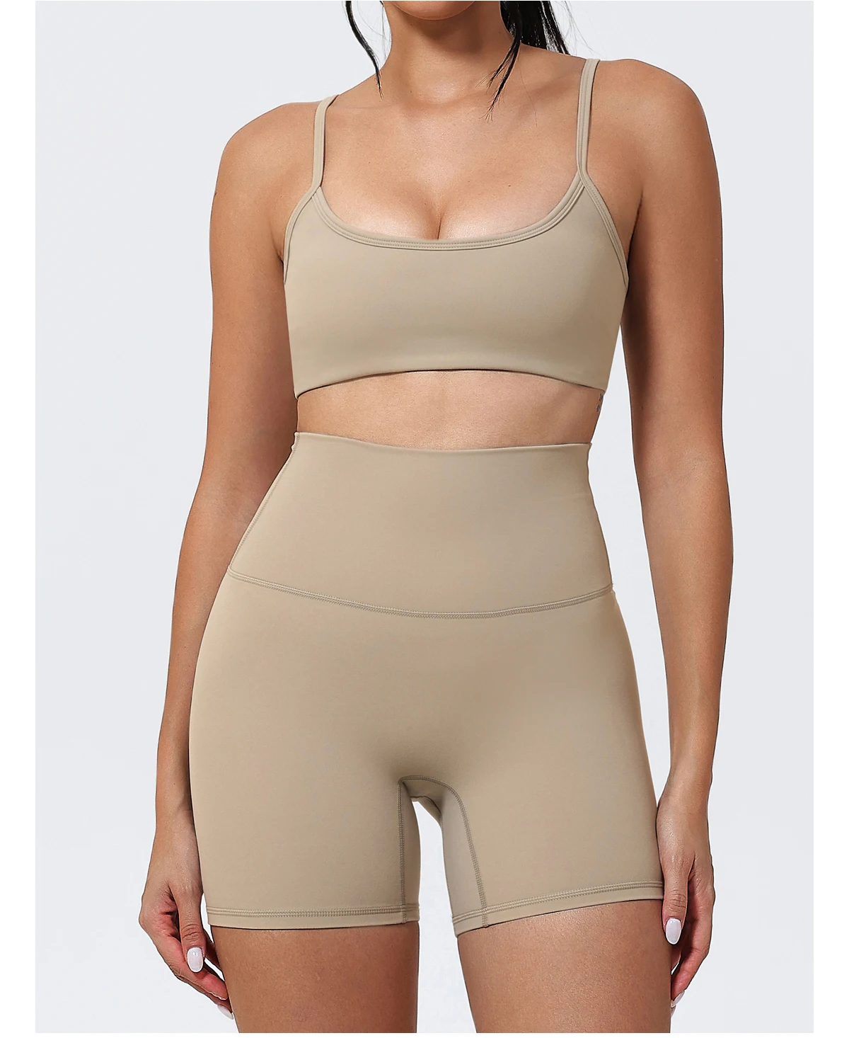 Hearuisavy Sommer-Sport-BH für Damen, Pilates, Yoga, Gymnastikunterwäsche, Laufen, stoßfest, atmungsaktiv, schnell trocknend, Fitness-Top für Mädchen – Detail 34