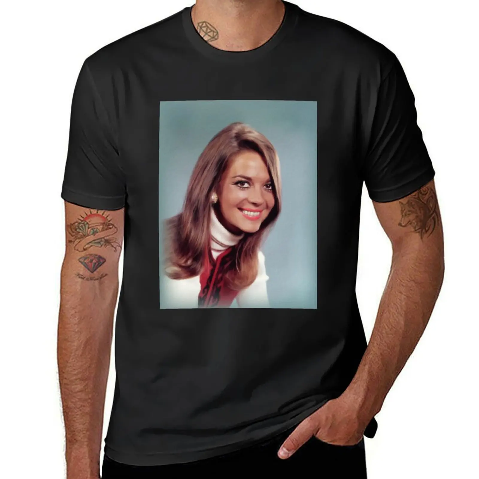 Natalie Wood, Movie Legend T-shirt new edition tops plain men workout shirt