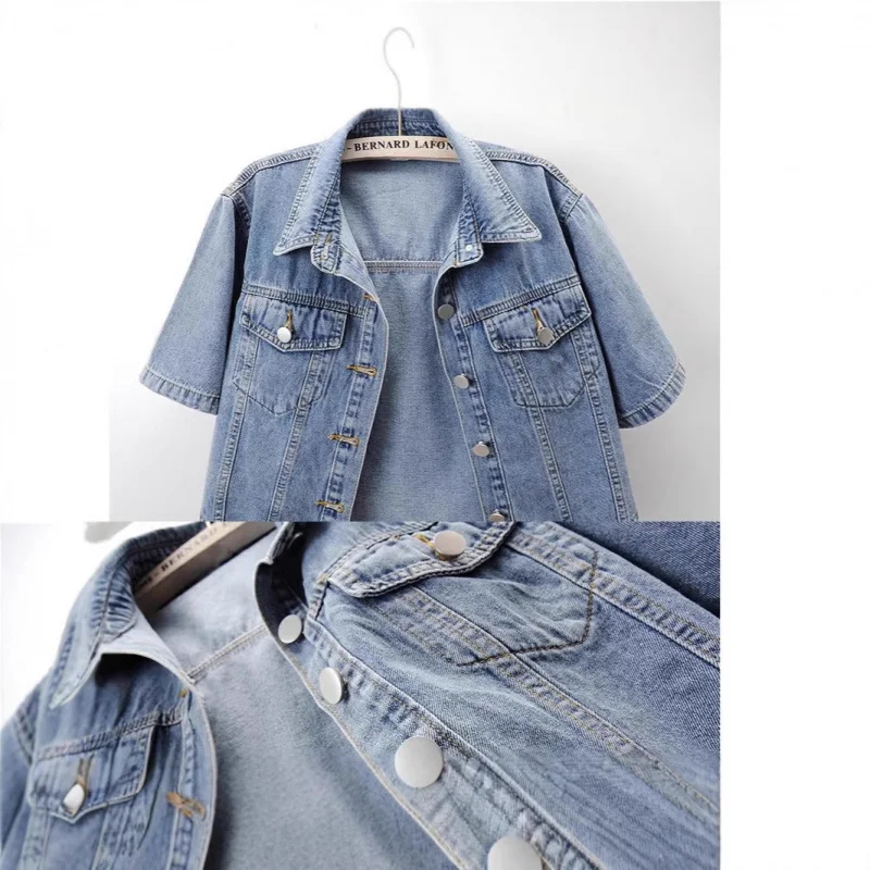 

Versatile Women, Short Style, Spring And Summer, Casual, Small Outerwear, Sleeveless Short Sleeve