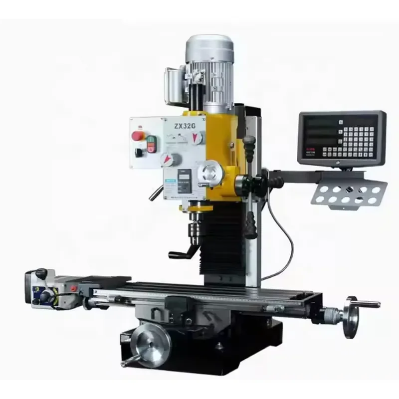 2026 Vertical ZX32G Drilling and Milling Machine Multi-Purpose China Desktop Small Milling Machine Easy to Operate Cheap