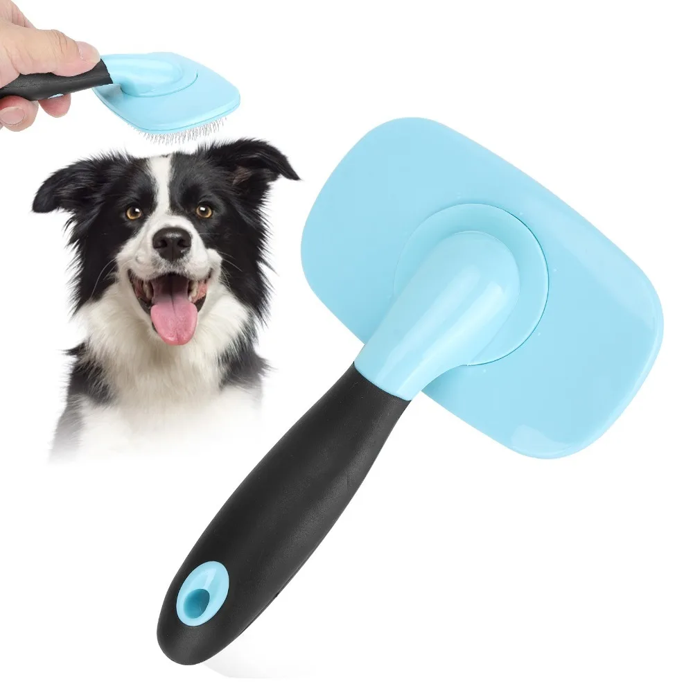 360 Degree Rotation Dog & Cat Hair Comb Gentle Skin Massage Efficient Tangles Removal Pet Grooming Comb Pet Deshedding Brush