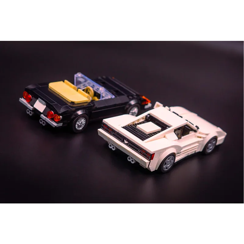 2024 Miami Sub Bundle Car Speed Champion Classic Classic Car Building Blocks Brick Boy Racing Model Children's Toy Gift