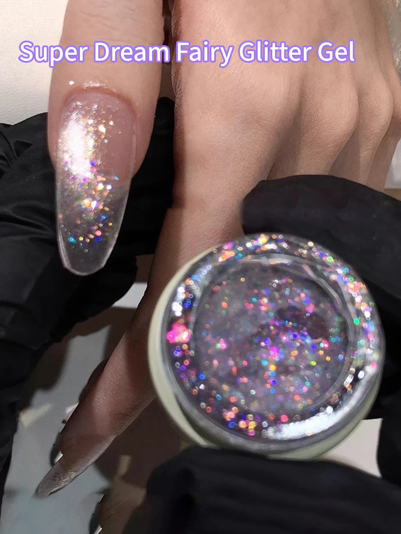 8g สีสัน Glitter Diamond Gel เล็บ, Soak Off กึ่งถาวร LED Salon Art varnish, ออกแบบมาสําหรับผู้หญิงเล็บ Enhancement