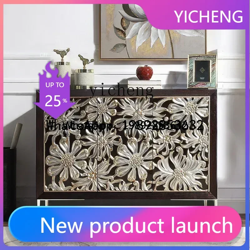 

G1 Entry Shoes Entrance Entrance Villa Partition Locker Living Room Dining Side Cabinet Solid Wood Locker