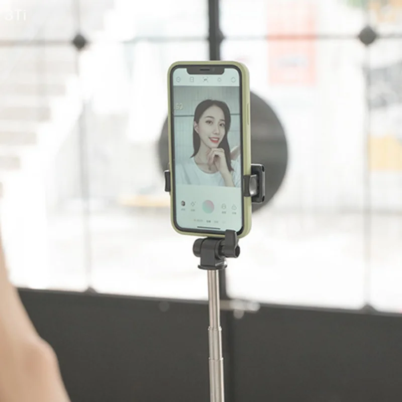 Bastão de selfie para celular, tripé bluetooth remoto sem fio, suporte para telefone com luz de preenchimento de beleza para telefone