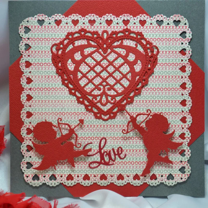 Cupid Arrow Metal Cutting Dies Stencils for DIY Scrapbooking Photo Valentine Decorative Embossing Card Cards Crafts Template