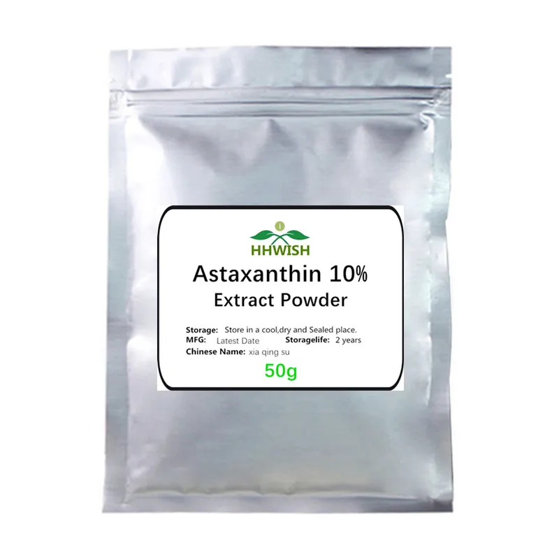 50g-1000g High Quality Antioxidants Haematococcus Pluvialis Extract Natural Astaxanthin Powder