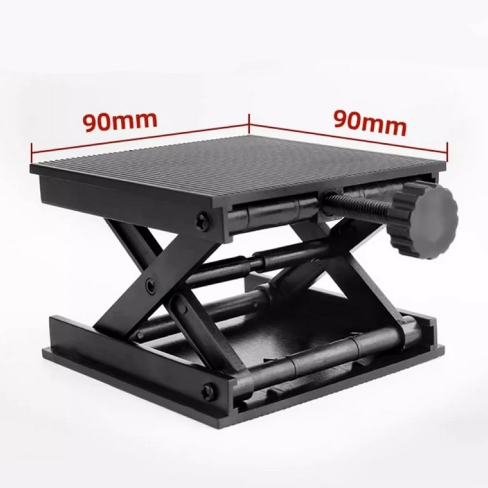 Plastic Lift Table Woodworking Carving Lift Table Level Lift Table Bracket Tool Woodworking Wall Pasting Instrument Black