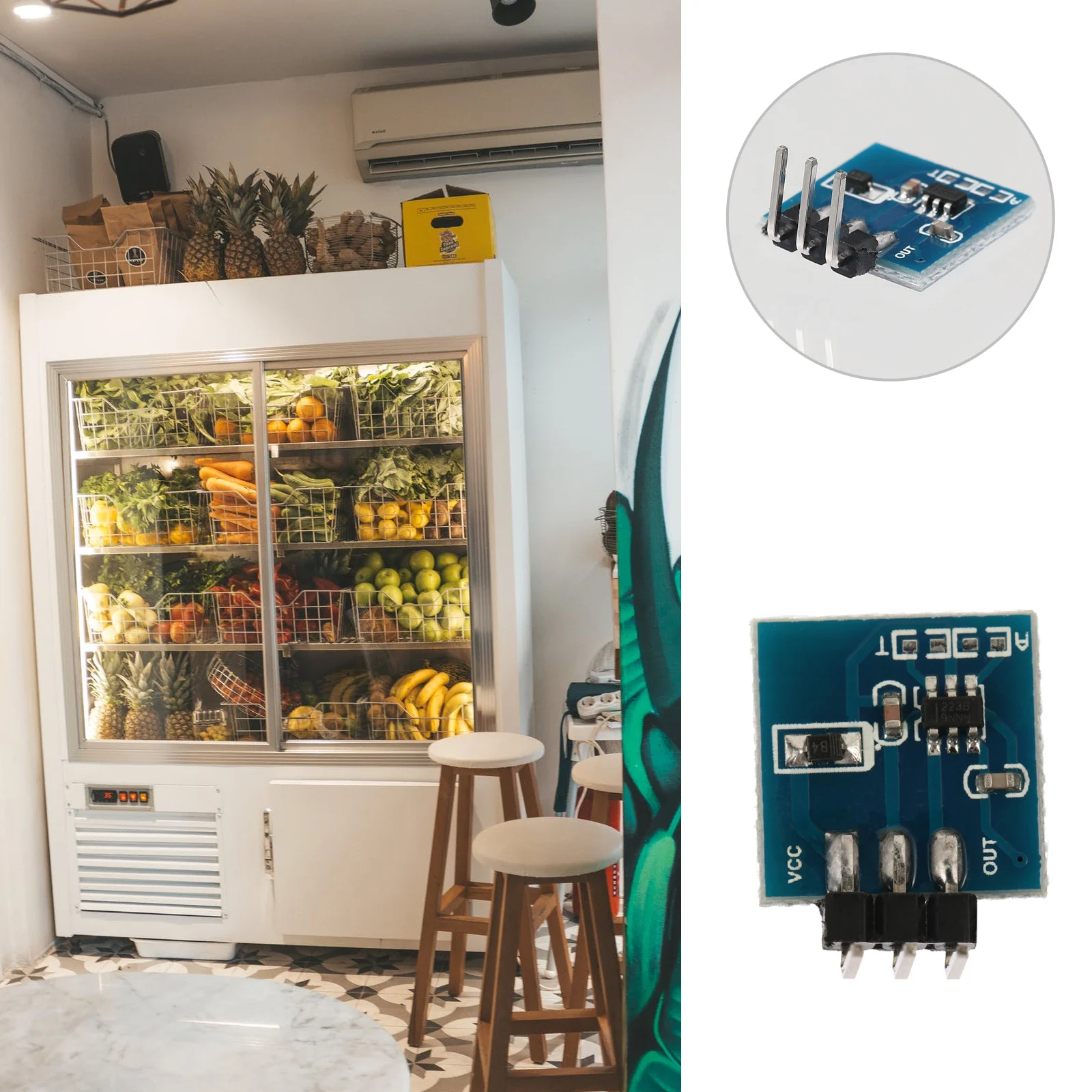 5 قطعة وحدة تبديل اللمس بالسعة قناة واحدة الاستشعار غير قفل زر اللمس لمشاريع Diy بها بنفسك لوحة زجاجية مخفية