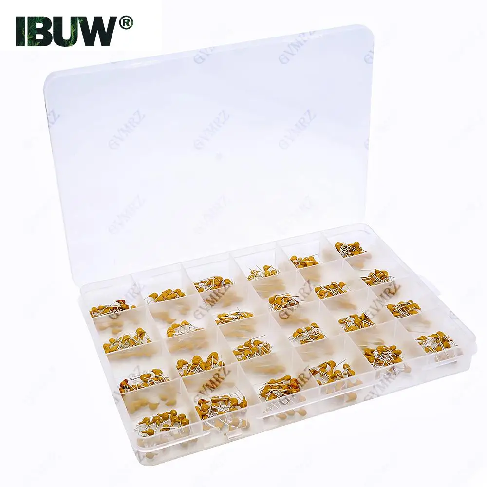 

480 шт., 24 значения, комплект монолитных керамических конденсаторов (10PF-10 мкФ), в штучной упаковке для соединения электронных цепей и проектов фильтрации сигналов