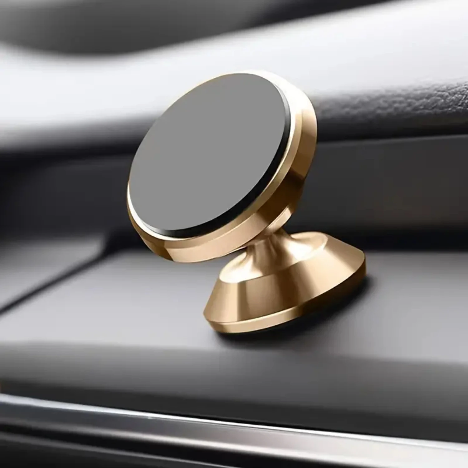 360 °   금속 전화 홀더, 슈퍼 자기 차량의 계기판 공기 배출구용 접착식 회전 마운트-VOPH014