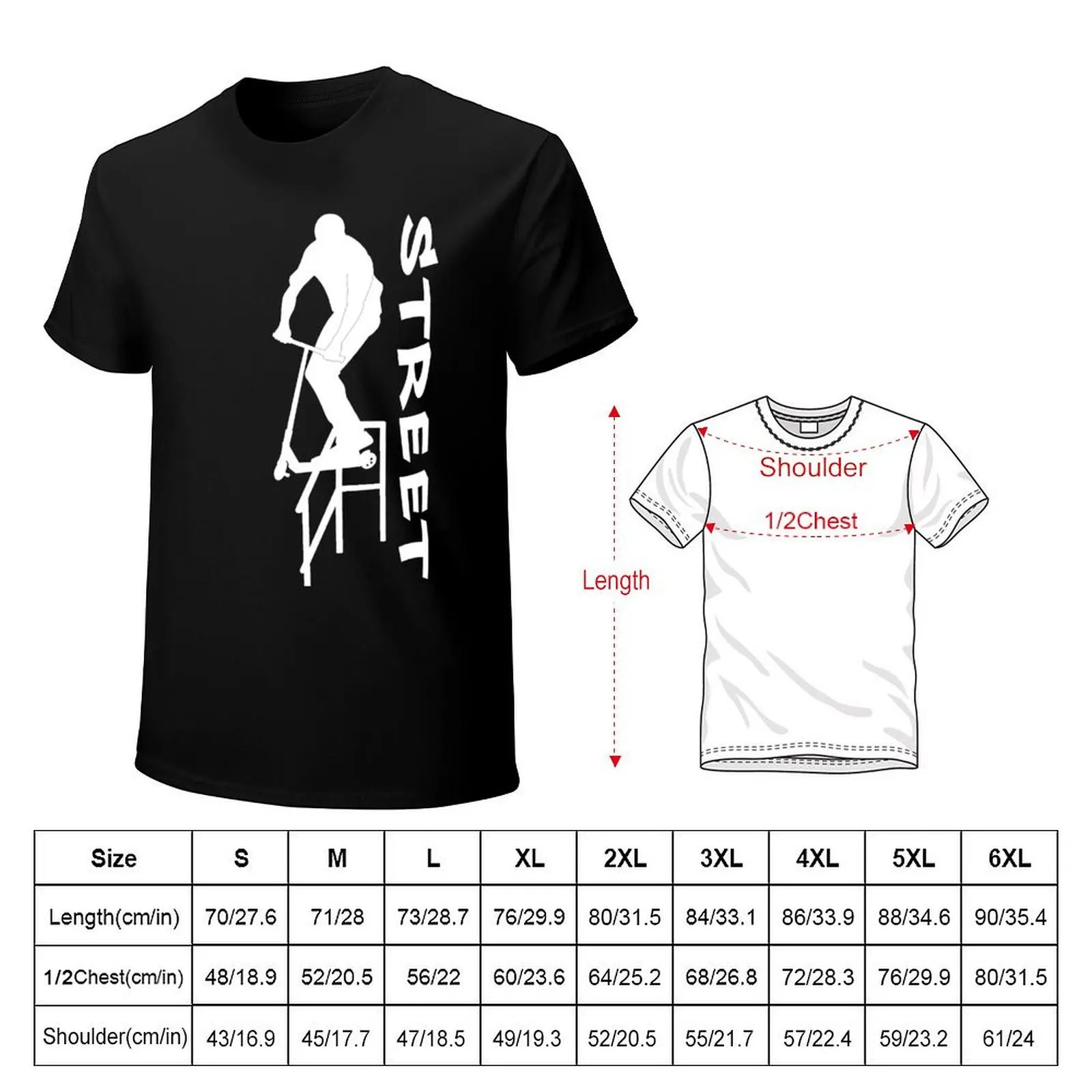 Scooter freestyle street session T-Shirt Athletic Quick Dry T-Shirt for Men