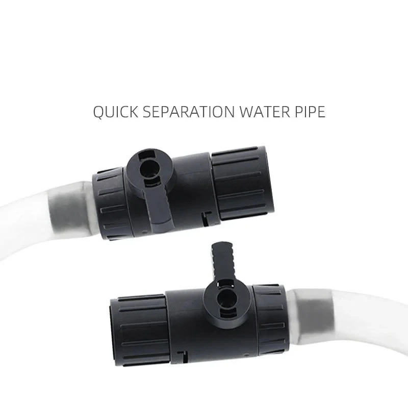 Aquarium Quick Release Tap Connector, Fish Tank Hose Pipe Fitting Adapter, Water Flow Control Valve Aquarium Filter Accessories