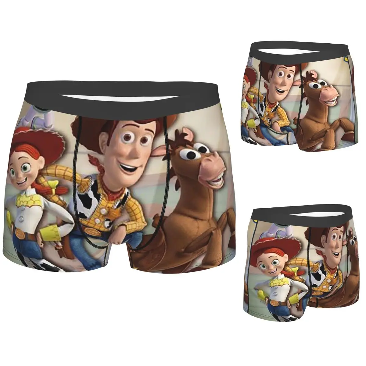 

Boxer Underpants Shorts Cartoon Toy Story Panties Men's Ventilate Underwear for Homme Man Boyfriend Gifts