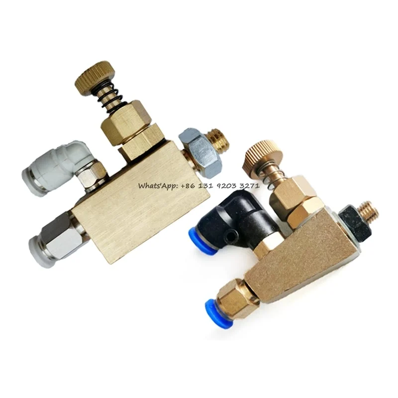 

Brass Siphon Air Atomizer Nozzle, Adjustable Drip-Free Air Atomizing Spray Nozzle, Brass Industrial Particle Liquid Spray Nozzle