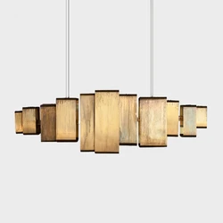 Italy Baxter Copper Chandelier for Restaurant Bar Creative Suspension Lamp 150cm 180cm Art Decor Indoor Pendant Lights 2024