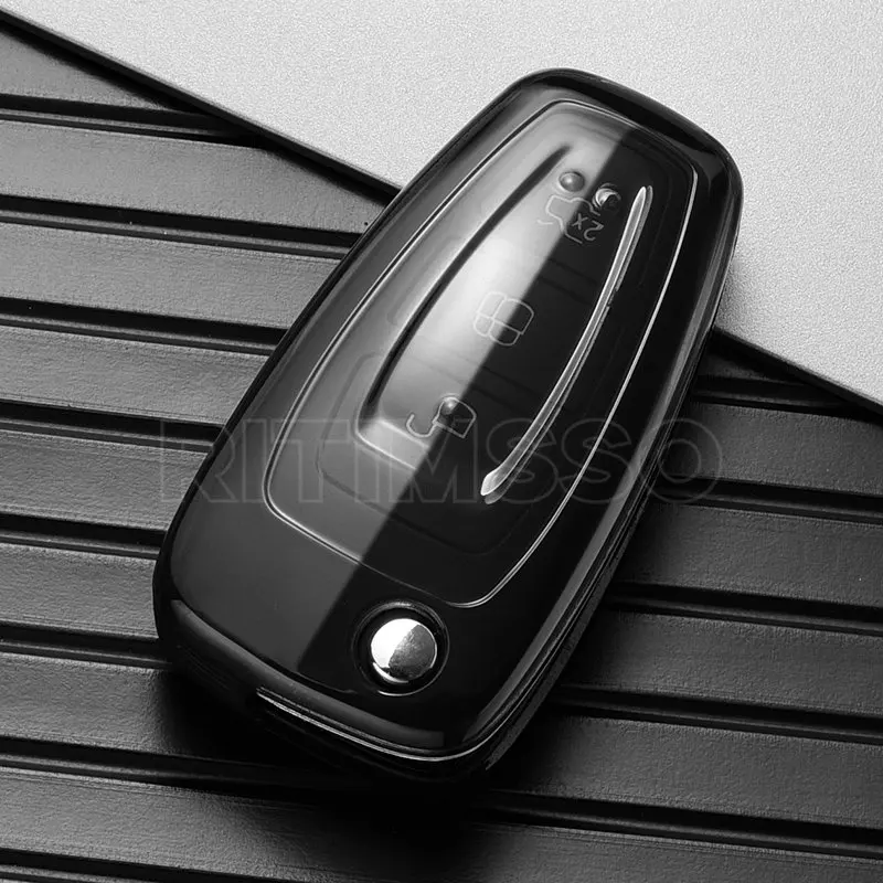 TPU-Autoschlüsselhülle, geeignet für Ford Focus C-Max S-Max Galaxy Mondeo Ranger Transit Tourneo Custom Protector