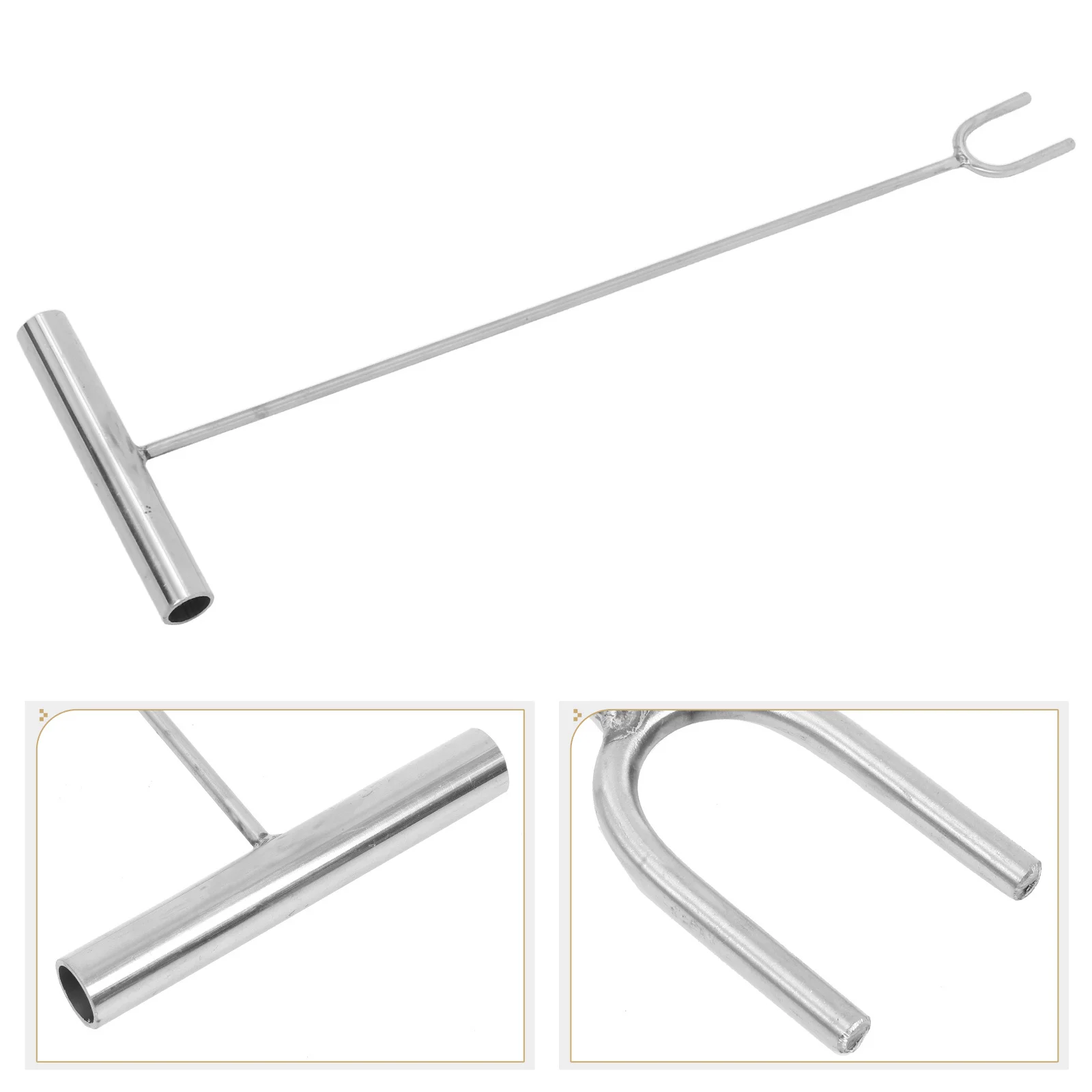 

Valve Wrench Key Heavy Duty Wear Resistant for Water Meter Control Comfortable Grip T-Handle U Shape Meter Key