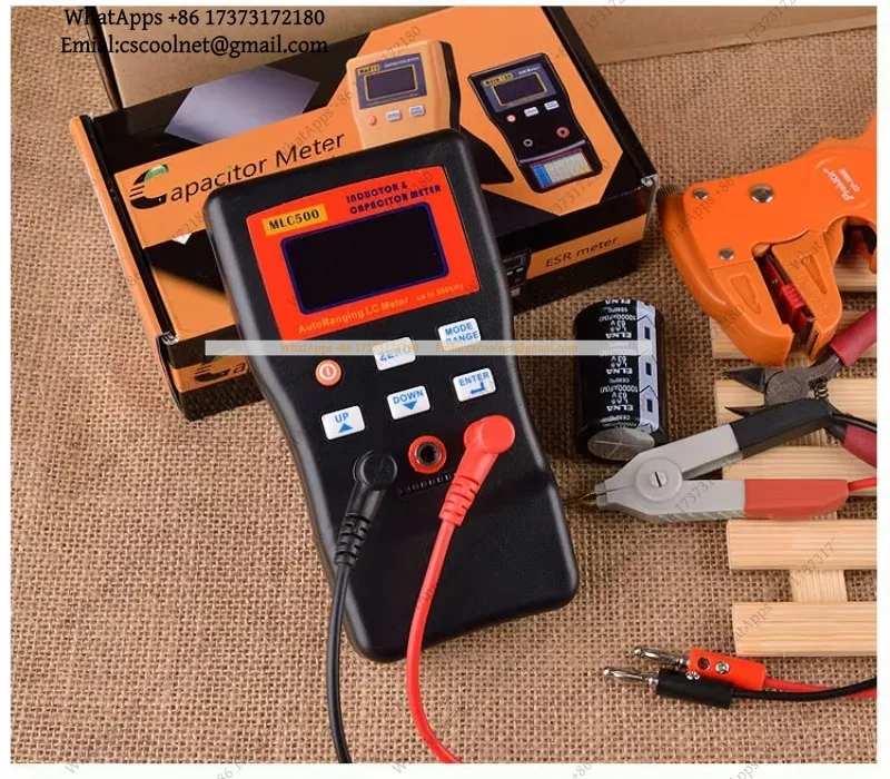 YX2 High Precision Auto Ranging LC Meter Inductor Capacitor Tester 1% Accuracy 500KHz PC Connect Data Storage