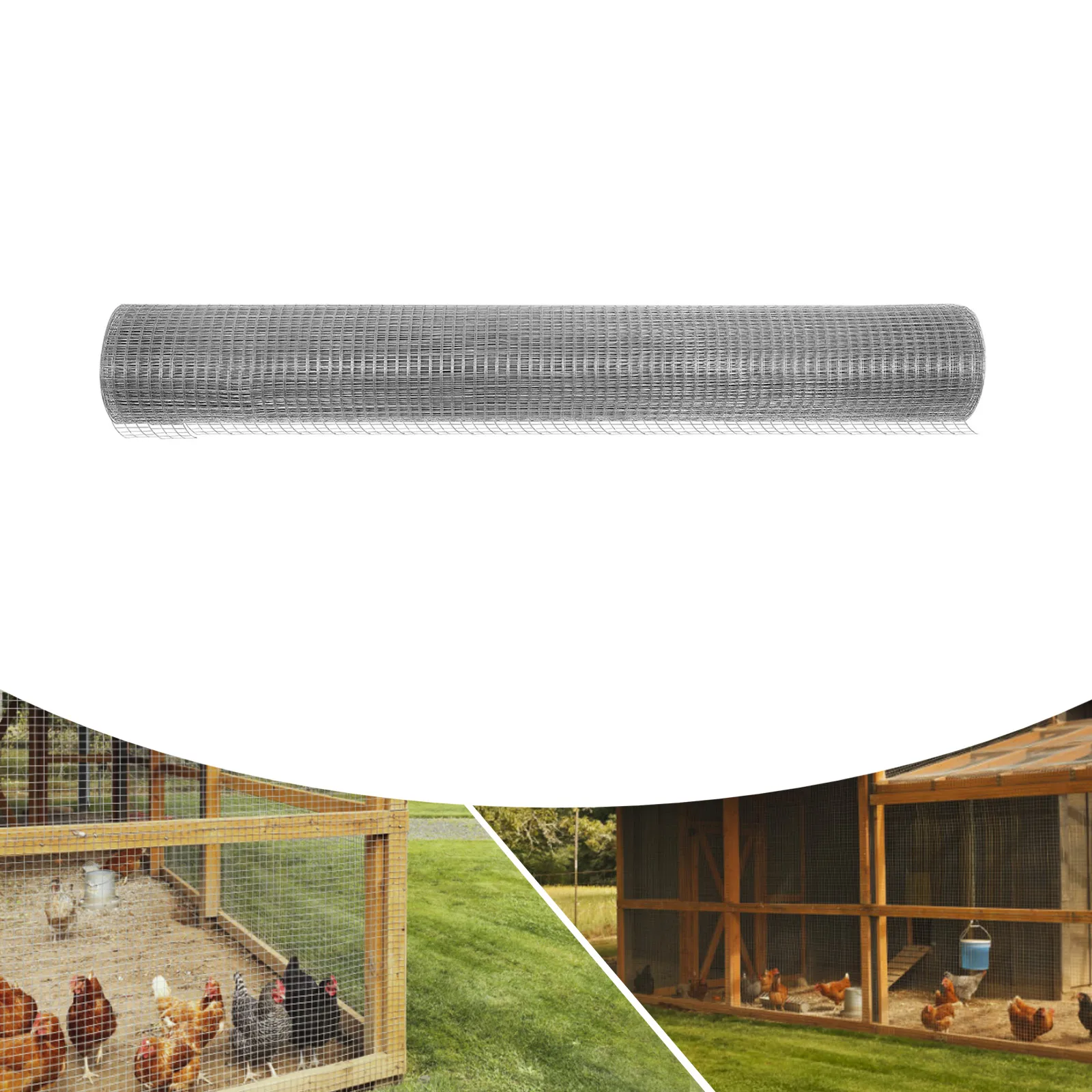 Hardware Fabric 1/2Inch Galvanized Square Chicken Wire Welded Poultry Mesh Rollers Net Raised Garden Rabbit Fence