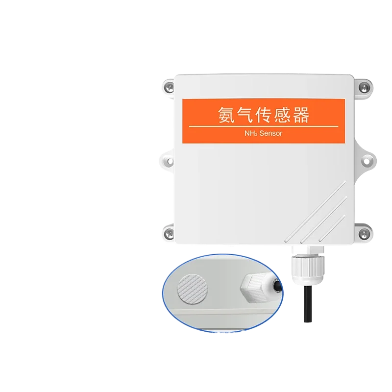 

Ammonia Sensor Industrial Grade NH3 Concentration Temperature and Humidity Transmitter RS485 High Precision 4-20mA Detector