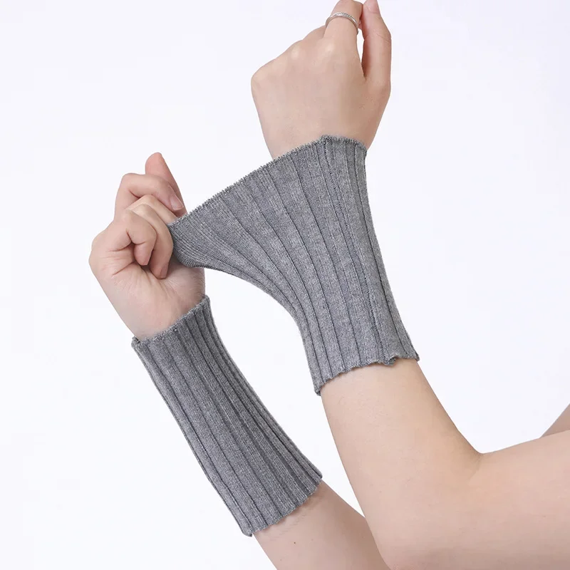 Spring Summer Thin Cotton Wrist Sleeve Soft Elastic Breathable Joint Support Cold Proof Wrist Guard for Air Conditioning Room