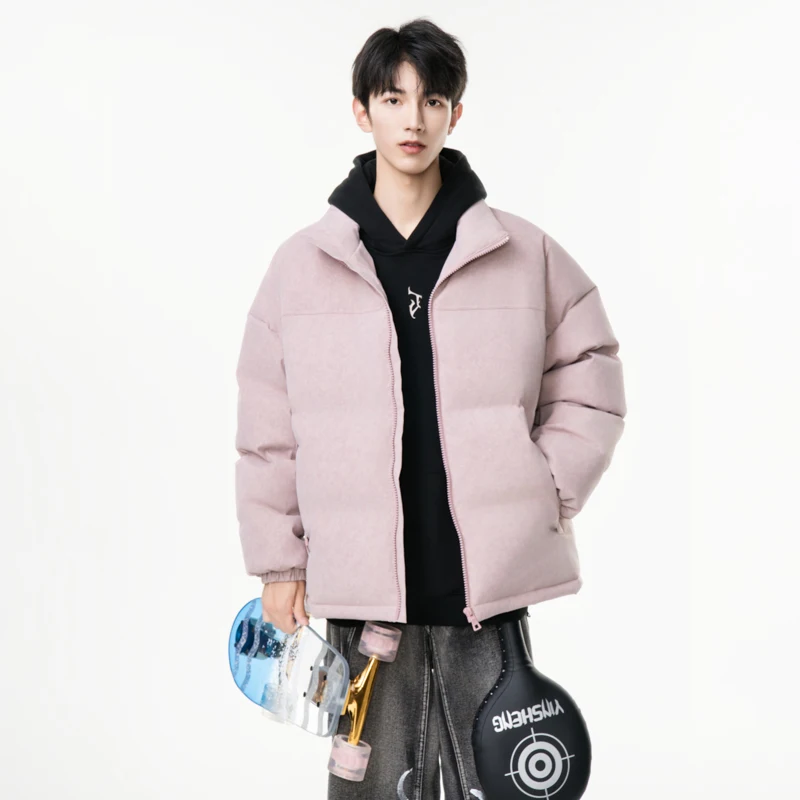 

Мужская зимняя утолщенная хлопковая куртка, Лидер продаж, новый стиль, верхняя одежда для пар в американском стиле ретро, модное повседневное мужское пальто