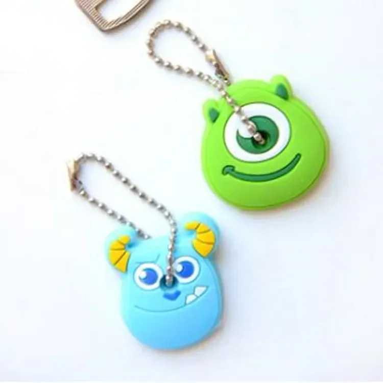 Disney Stitch Pvc Keychain Key Set Cute Animal Three Eyes Cartoon Soft Key Chain Decoration Pendant Birthday Gifts