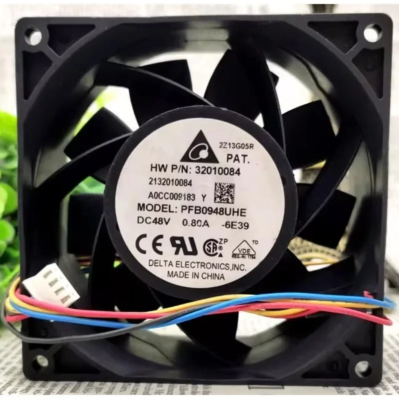 New Cooler Fan for Delta PFB0948UHE 48V 0.80A 9038 Speed Regulation High Air Volume Cooling Fan 9CM 90*90*38mm