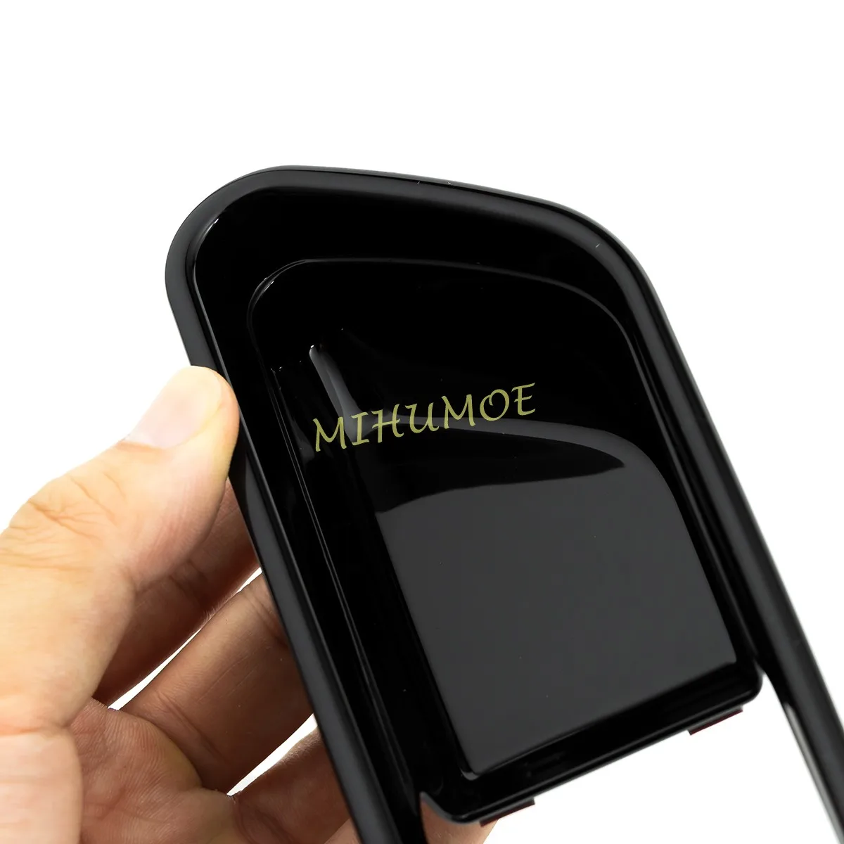 مقبض باب السيارة الداخلي باللون الأسود اللامع غطاء محيطي لـ 2025-2026 نيسان كيك #5