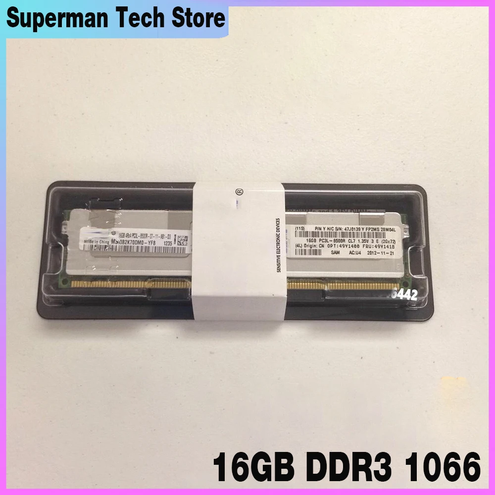 For IBM RAM X3850 X5 X3650 M3 M4 49Y1400 49Y1418 Server Memory High Quality Fast Ship 16GB DDR3 1066