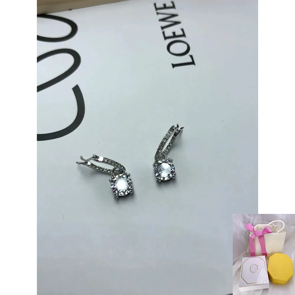 

2024, новые популярные белые серьги Stilla круглой формы в форме капли, высококачественный романтический подарок на праздник и вечеринку