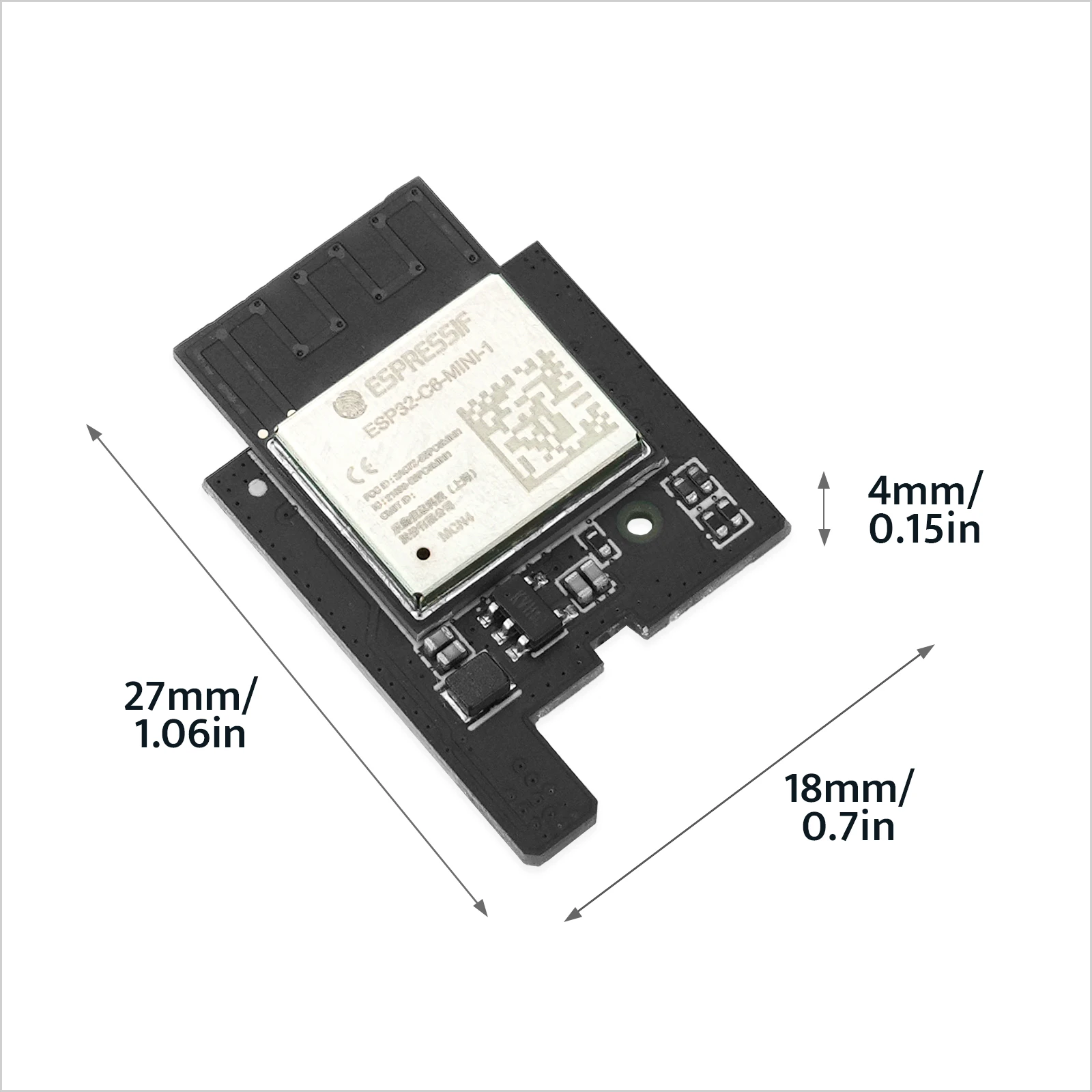 Picture 4: M5Stack Official Stamp-AddOn C6 For P4 Module
