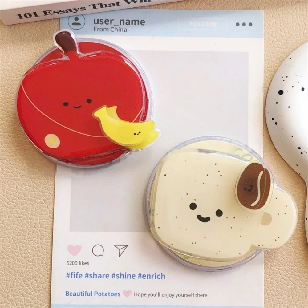 

Корейский мультяшный милый вращающийся магнитный держатель для кофе, подставка для телефона, ручка Tok GripTok, поддержка iPhone 15, аксессуары Magsafe