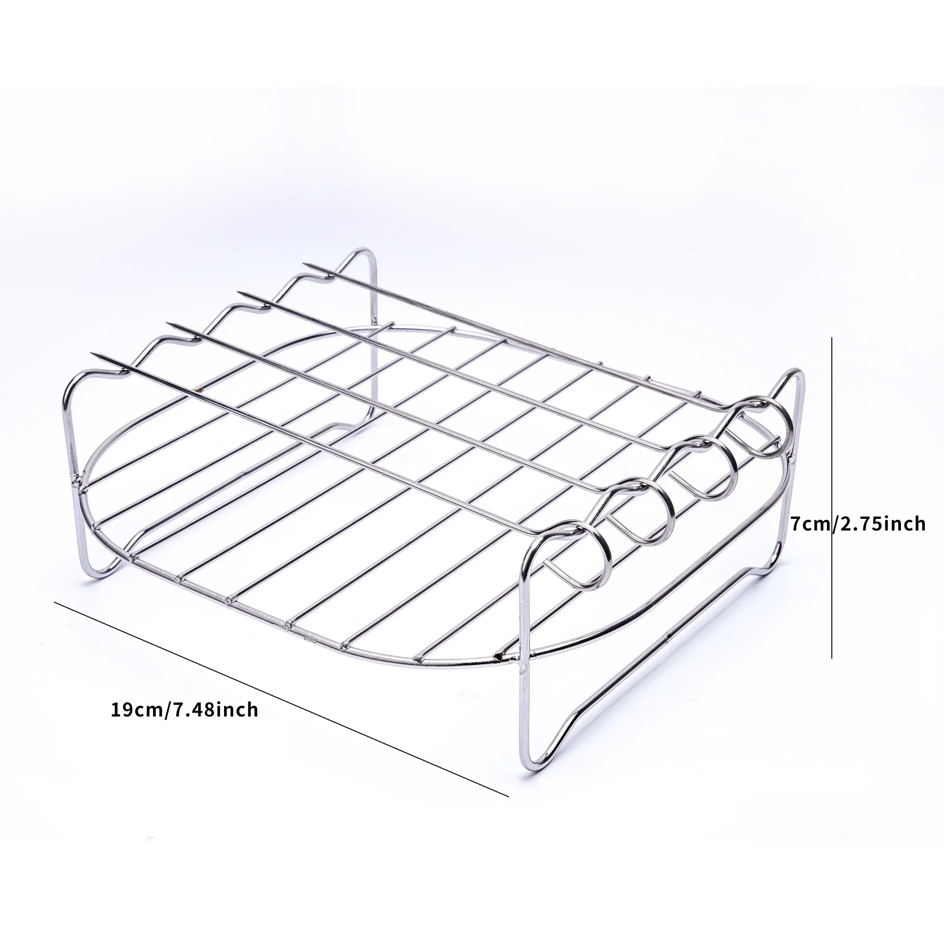 Air Fryer Double Layer Rack, Air Fryer Accessories Multi-purpose Rack