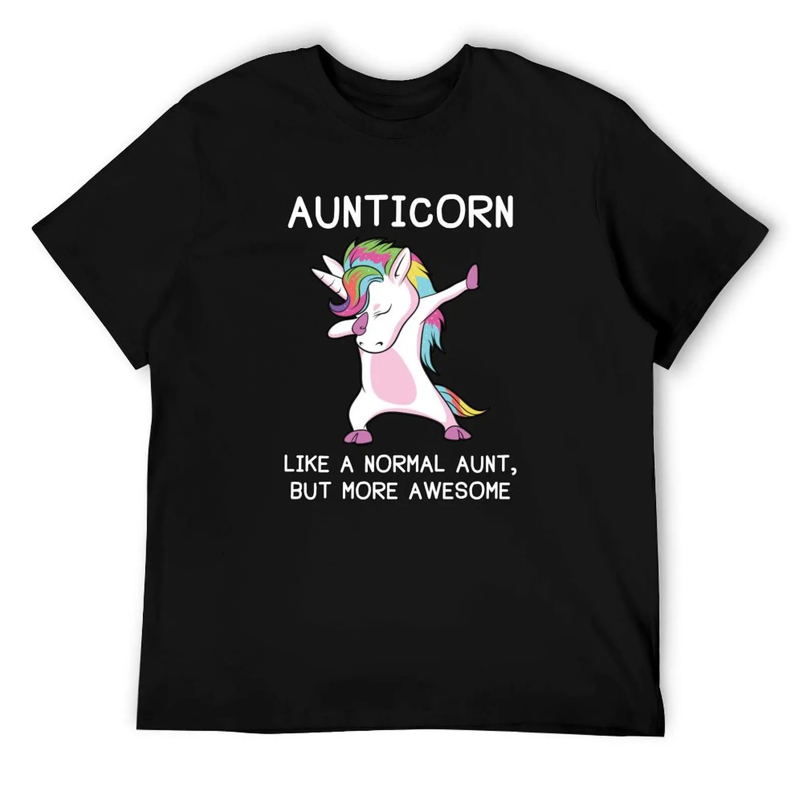 

Aunticorn Unicorn Aunt T-Shirt man t shirt cotton g man t shirts for men cotton t shirts high quality T-Shirt