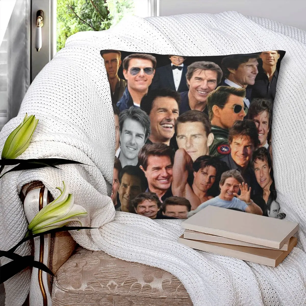 Tom Cruise Photo Collage A Pillow Case