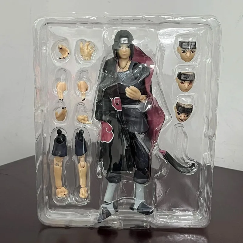 In Stock Shfiguarts Naruto Uchiha Sasuke Itachi Anime Action Figure Naruto Kakashi PVC Statue Model Doll Collection Toy Gifts