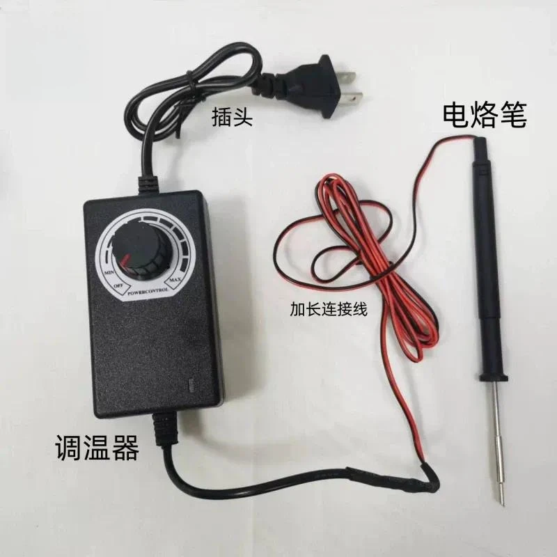 Adjustable Temp Wax Setting Soldering Iron Pen, Knob Control Thermostatic Soldering Iron for Jewellery Wax Inlay & Repair