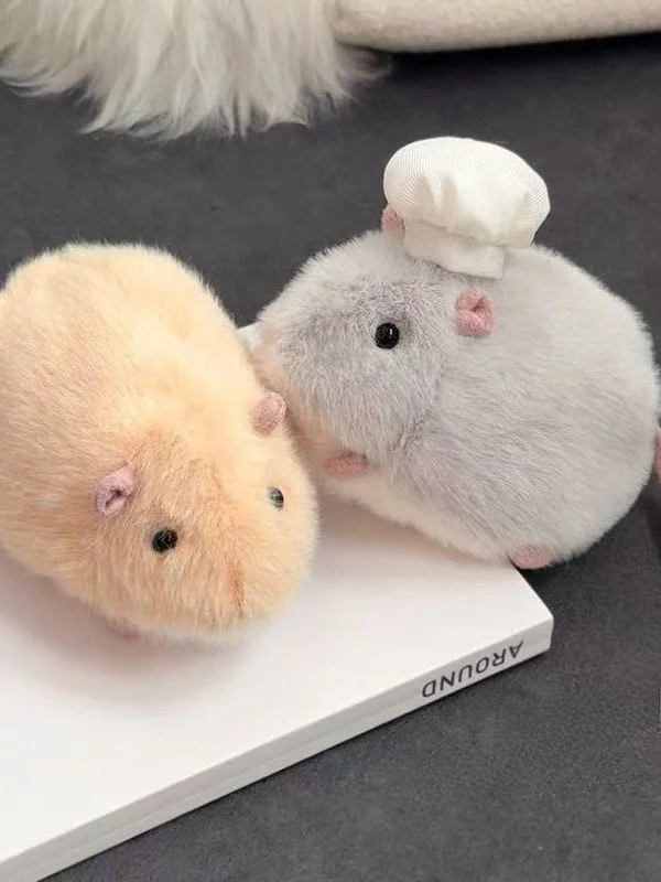 

Adorable Plu Toy Reatic Large Mouse Pillow Soft Stuffed Animal Doll Pet Gift Cute Hamster Toy Hable Birthday Present