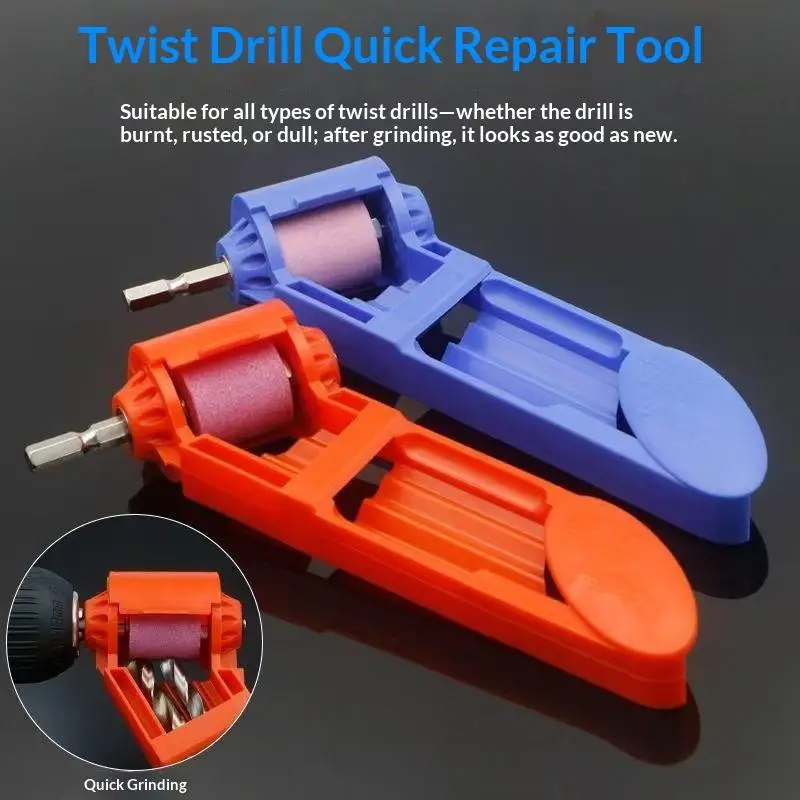 Durable Corundum Drill Bit Sharpening Machine 2-12.5mm Portable Twist Drill Grinder for Industrial Workshop Use