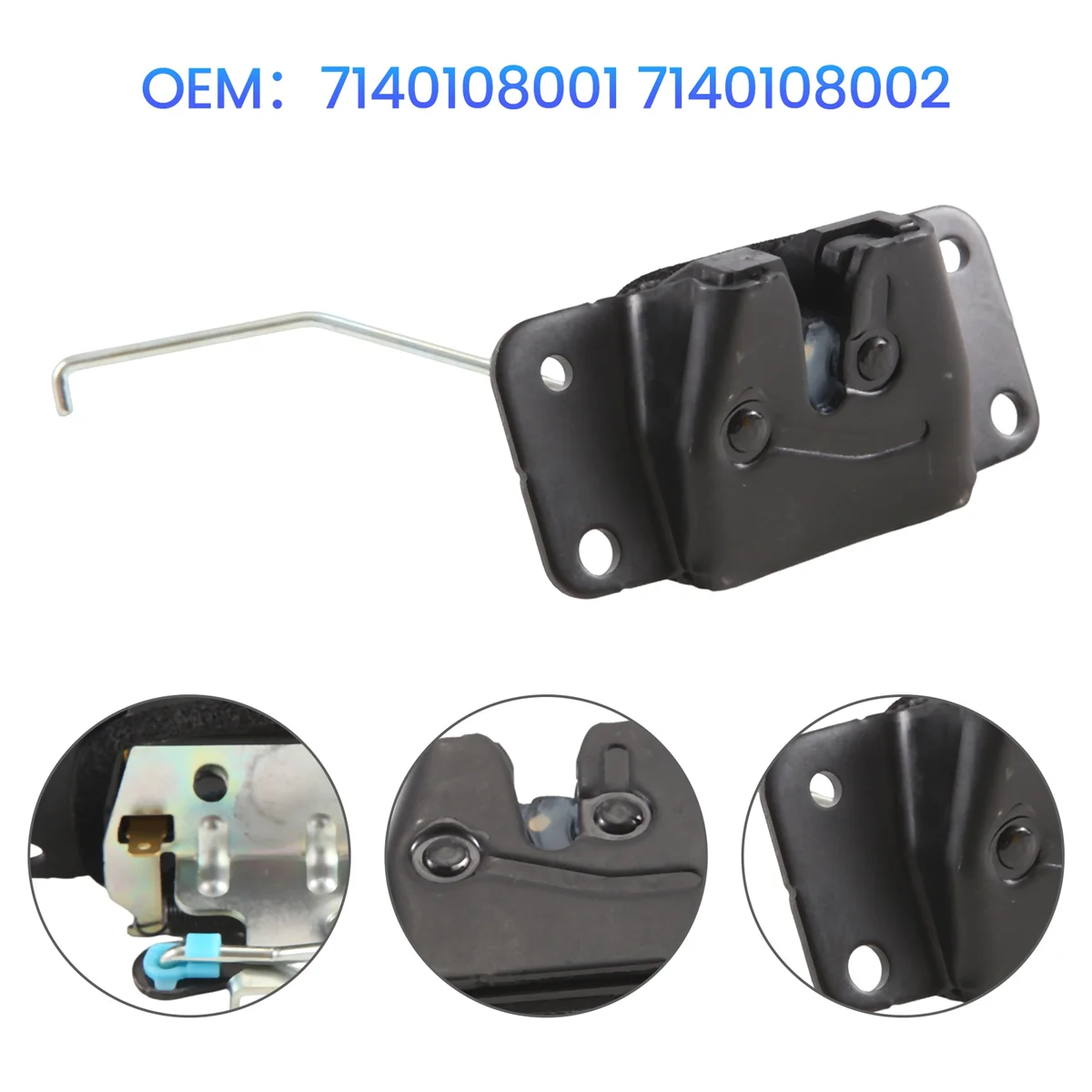 

7140108001 7140108002 Car Rear Tailgate Latch ASSY Fits for Ssangyong Rexton