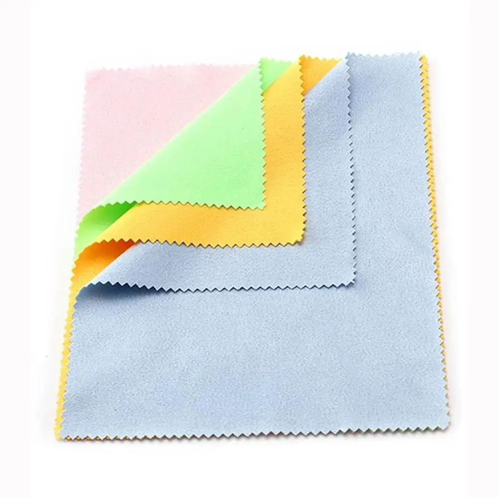 5Pcs/pack Glasses Camera Mobile Phone Computer Microfiber Lens wipe cloths Cleaning Cleaner Screen clean Cloth