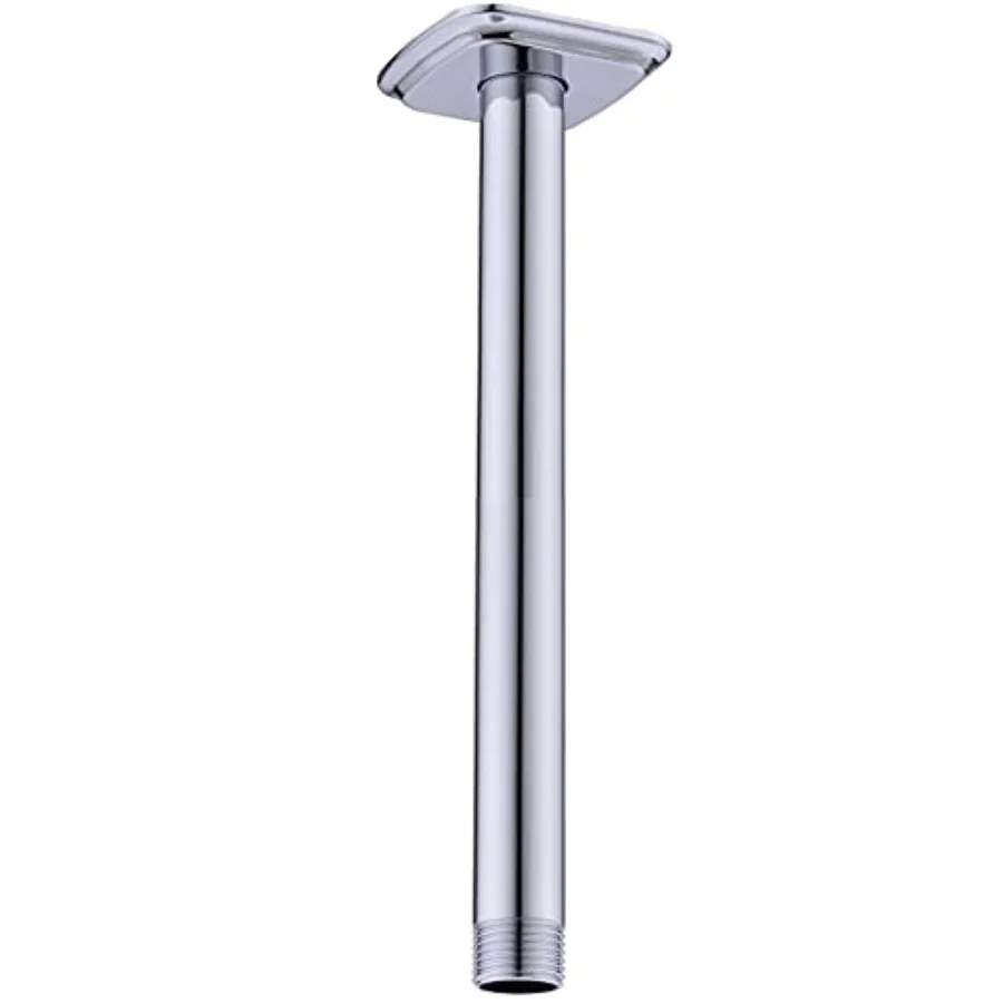 

Straight Ceiling Mount Shower Arm with Flange, Staless Steel Extension Arm for Fixed Shower Head