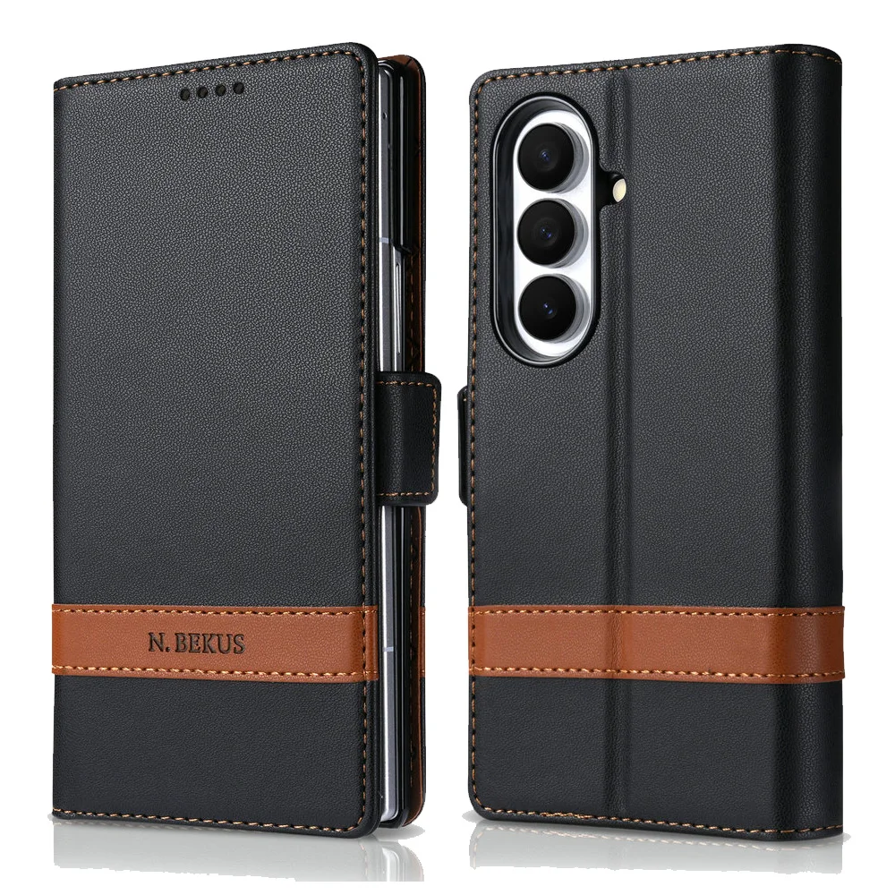 Z Fold8 Ultra Flip Case RFID Leather Wallet Funda for Samsung Galaxy Z Fold 8 Ultra ZFold 7 6 5 4 3 Fold8 7 6 Magnet Book Cover